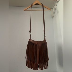 McFadin/Two Bar West Leather Crossbody Bag